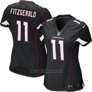 Maglia NFL Game Donna Arizona Cardinals Fitzgerald Nero