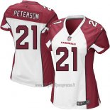 Maglia NFL Game Donna Arizona Cardinals Peterson Bianco Rosso