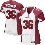 Maglia NFL Game Donna Arizona Cardinals Swearinger Bianco Rosso