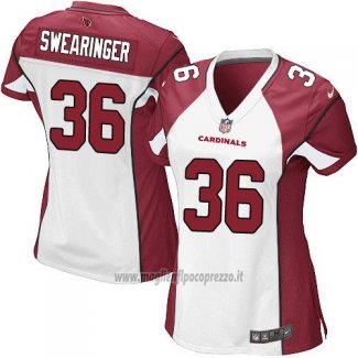 Maglia NFL Game Donna Arizona Cardinals Swearinger Bianco Rosso