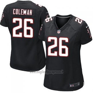 Maglia NFL Game Donna Atlanta Falcons Coleman Nero