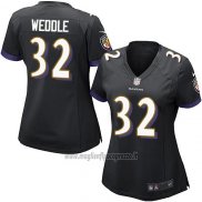 Maglia NFL Game Donna Baltimore Ravens Weddle Nero