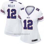 Maglia NFL Game Donna Buffalo Bills Kelly Bianco