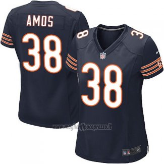 Maglia NFL Game Donna Chicago Bears Amos Bianco Blu