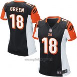 Maglia NFL Game Donna Cincinnati Bengals Green Nero