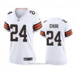 Maglia NFL Game Donna Cleveland Browns Nick Chubb 2020 Bianco
