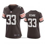 Maglia NFL Game Donna Cleveland Browns Sheldrick Redwine 2020 Marrone
