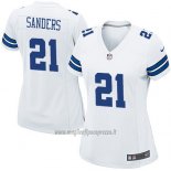 Maglia NFL Game Donna Dallas Cowboys Sanders Bianco