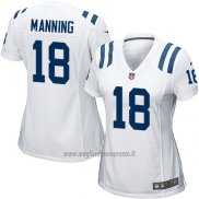 Maglia NFL Game Donna Indianapolis Colts Manning Bianco