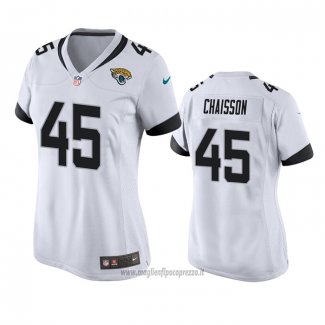 Maglia NFL Game Donna Jacksonville Jaguars K'lavon Chaisson Bianco