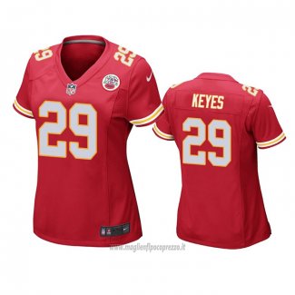 Maglia NFL Game Donna Kansas City Chiefs Thakarius Keyes Rosso