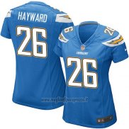 Maglia NFL Game Donna Los Angeles Chargers Hayward Blu
