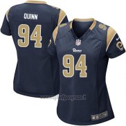 Maglia NFL Game Donna Los Angeles Rams Quinn Nero