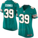 Maglia NFL Game Donna Miami Dolphins Csonka Verde Scuro