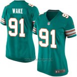 Maglia NFL Game Donna Miami Dolphins Wake Verde Scuro