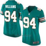 Maglia NFL Game Donna Miami Dolphins Williams Verde Scuro