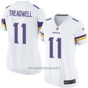 Maglia NFL Game Donna Minnesota Vikings Treadwell Bianco