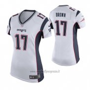Maglia NFL Game Donna New England Patriots Antonio Brown Bianco