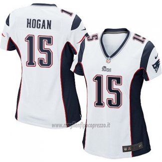 Maglia NFL Game Donna New England Patriots Hogan Bianco