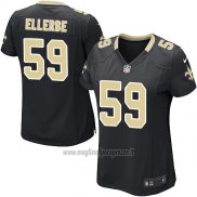 Maglia NFL Game Donna New Orleans Saints Ellerbe Nero