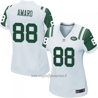 Maglia NFL Game Donna New York Jets Amaro Bianco