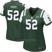 Maglia NFL Game Donna New York Jets Harris Verde