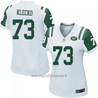 Maglia NFL Game Donna New York Jets Klecko Bianco