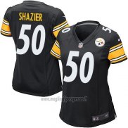 Maglia NFL Game Donna Pittsburgh Steelers Shazier Nero