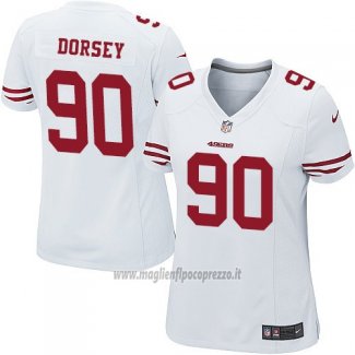 Maglia NFL Game Donna San Francisco 49ers Dorsey Bianco