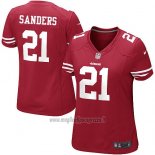 Maglia NFL Game Donna San Francisco 49ers Sanders Rosso