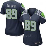 Maglia NFL Game Donna Seattle Seahawks Baldwin Blu Scuro