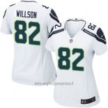 Maglia NFL Game Donna Seattle Seahawks Willson Bianco