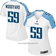 Maglia NFL Game Donna Tennessee Titans Woodyard Bianco