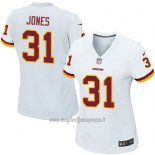 Maglia NFL Game Donna Washington Commanders Jones Bianco