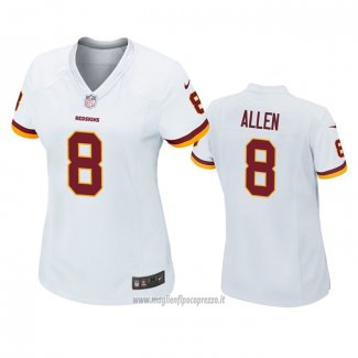 Maglia NFL Game Donna Washington Commanders Kyle Allen Bianco