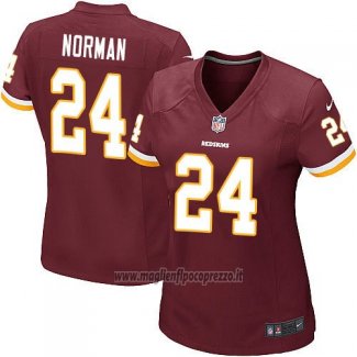 Maglia NFL Game Donna Washington Commanders Norman Rosso