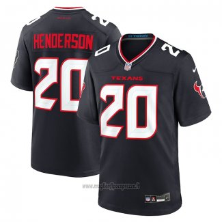 Maglia NFL Game Houston Texans C.j. Henderson Blu