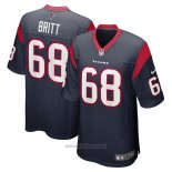 Maglia NFL Game Houston Texans Justin Britt Blu