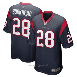 Maglia NFL Game Houston Texans Rex Burkhead Blu