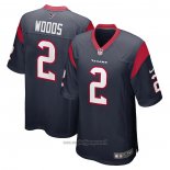 Maglia NFL Game Houston Texans Robert Woods Blu