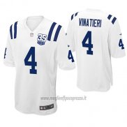 Maglia NFL Game Indianapolis Colts Adam Vinatieri Bianco 35th Anniversary