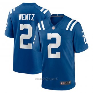 Maglia NFL Game Indianapolis Colts Carson Wentz Blu