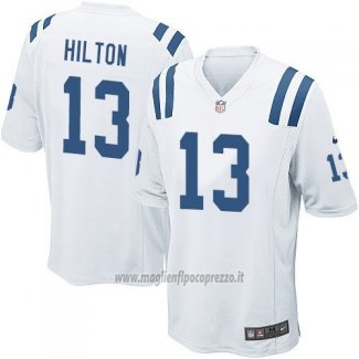 Maglia NFL Game Indianapolis Colts Hilton Bianco