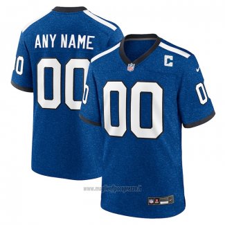 Maglia NFL Game Indianapolis Colts Indiana Nights Alternato Personalizzate Blu