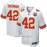 Maglia NFL Game Kansas City Chiefs Sherman Bianco