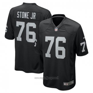 Maglia NFL Game Las Vegas Raiders Ron Stone Jr. Nero