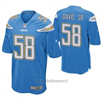 Maglia NFL Game Los Angeles Chargers Thomas Davis Sr Powder Blu