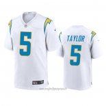 Maglia NFL Game Los Angeles Chargers Tyrod Taylor 2020 Bianco