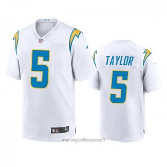 Maglia NFL Game Los Angeles Chargers Tyrod Taylor 2020 Bianco