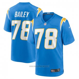 Maglia NFL Game Los Angeles Chargers Zack Bailey Blu